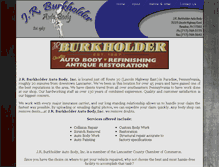 Tablet Screenshot of jrburkholder.com